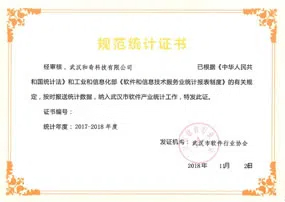 規(guī)范統(tǒng)計證書